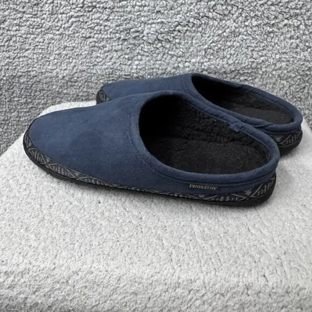 Pendleton Shoes Mens Size 9 Fleece Slippers‎ House Indoor Comfort PMF19R06